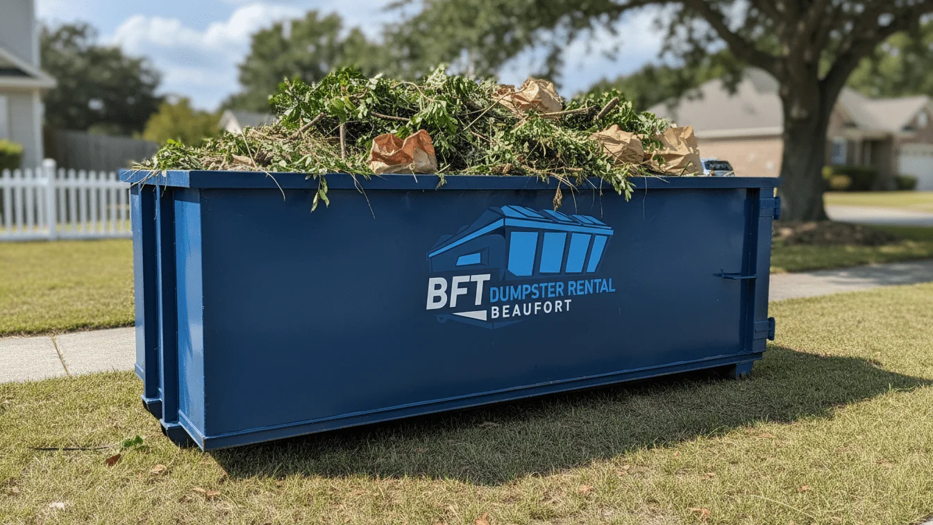 Yard Waste Dumpster Rental Beaufort SC-img