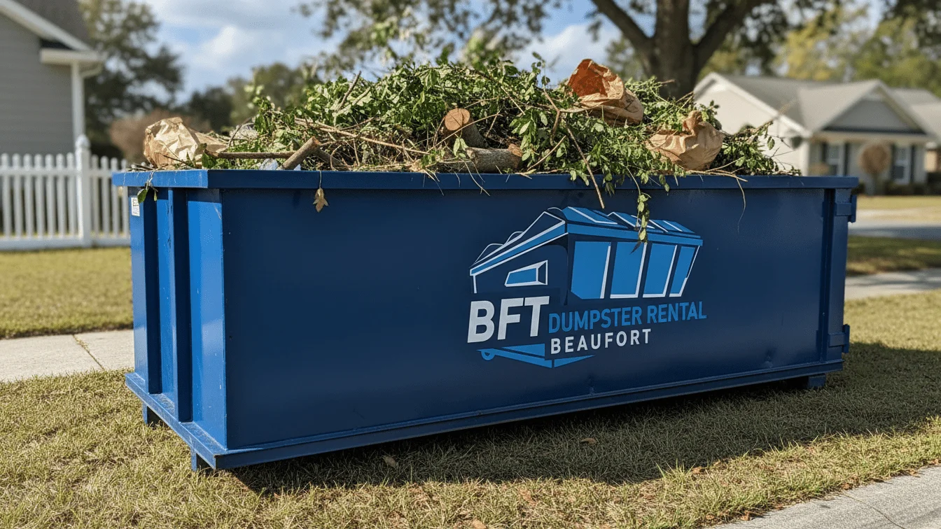 Yard Waste Dumpster Rental Beaufort-img